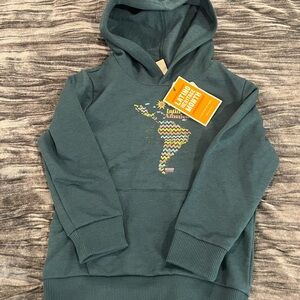 Kids  Green Hoodie Sweater by Latino Heritage Month Size 5T